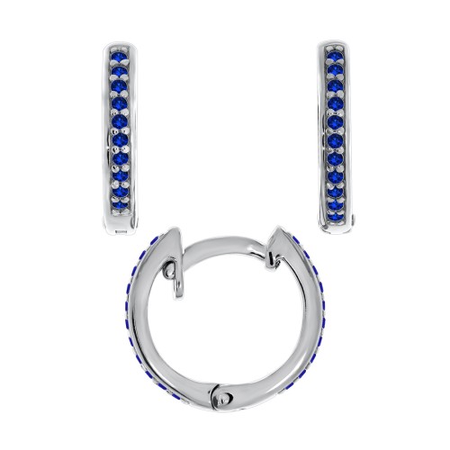 Серебряные cерьги с ситаллом