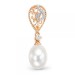 Золотая подвеска с жемчугом