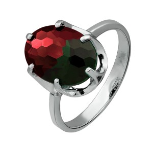 Серебряное кольцо с турмалином
