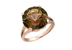 Золотое кольцо с ситаллом