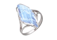 Серебряное кольцо с топазом
