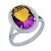 Серебряное кольцо с аметрином