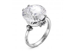 Серебряное кольцо с фианитом