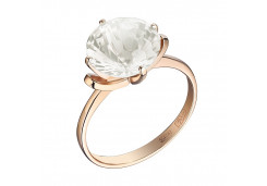 Золотое кольцо с горным хрусталем