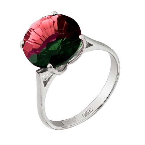 Серебряное кольцо с турмалином