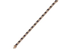 Золотой браслет с сапфиром