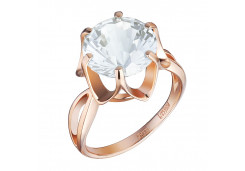 Золотое кольцо с горным хрусталем