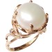 Золотое кольцо с жемчугом