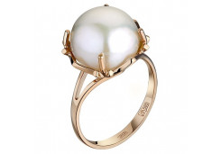 Золотое кольцо с жемчугом