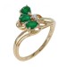 Золотое кольцо с изумрудом