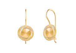 Золотые cерьги классические