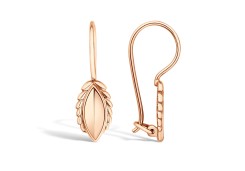 Золотые cерьги классические