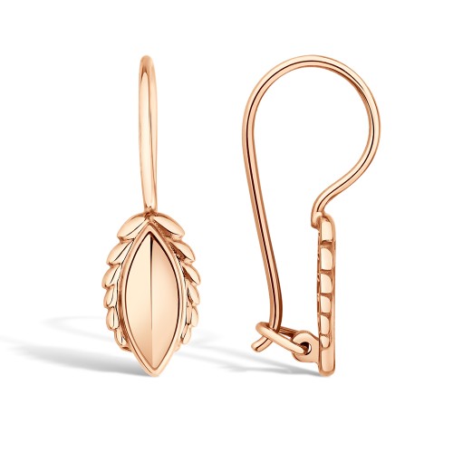 Золотые cерьги классические