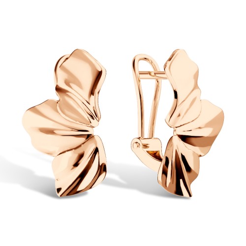 Золотые cерьги классические