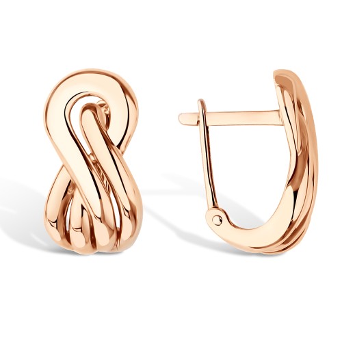 Золотые cерьги классические