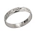 Серебряное обручальное кольцо 