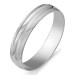 Серебряное обручальное кольцо 