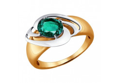 Золотое кольцо с изумрудом
