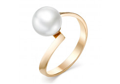 Золотое кольцо с жемчугом