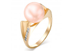 Золотое кольцо с жемчугом