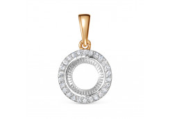 Золотая подвеска с бриллиантом