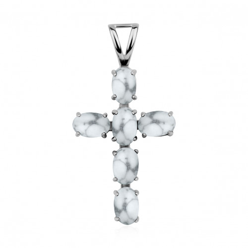 Серебряная подвеска с кахалонгом