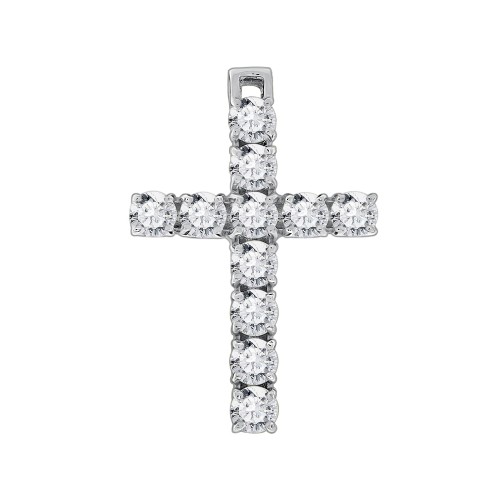 Серебряная подвеска с фианитом