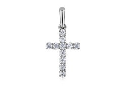 Серебряная подвеска с фианитом