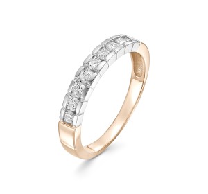 Золотое кольцо с бриллиантом