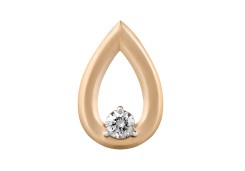 Золотая подвеска с бриллиантом