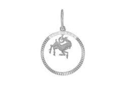 Серебряная подвеска с фианитом