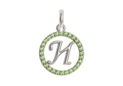 Серебряная подвеска с фианитом