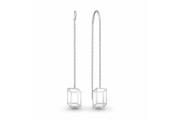 Серебряные cерьги классические