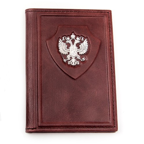 Сувенир из серебра с кожей