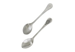 Столовые приборы из серебра с чернением