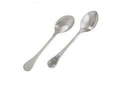 Столовые приборы из серебра с чернением