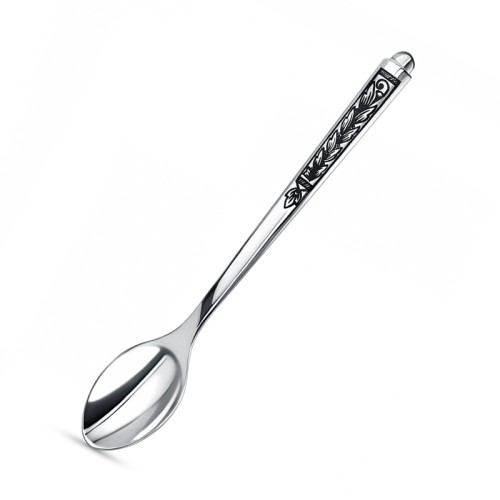 Столовые приборы из серебра с чернением