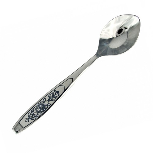 Столовые приборы из серебра с чернением