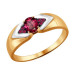 Золотое кольцо с рубином
