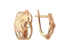 Золотые cерьги классические