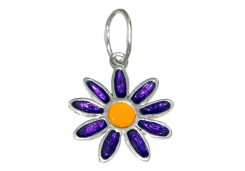Серебряная подвеска с эмалью