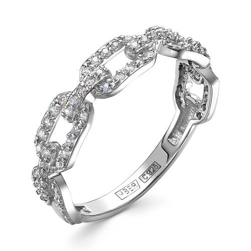 Серебряное кольцо с фианитом