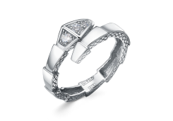 Серебряное кольцо с фианитом