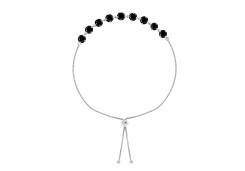 Серебряный браслет со шпинелью