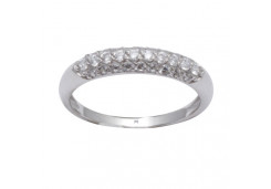 Серебряное кольцо с фианитом