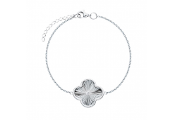 Серебряный браслет с фианитом