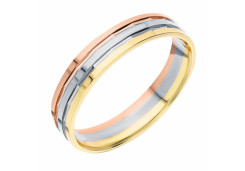 Золотое обручальное кольцо 