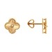 Золотые cерьги пусеты (гвоздики)