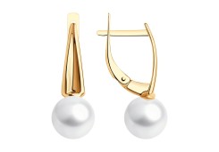 Золотые cерьги с жемчугом