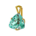 Подвеска из желтого золота с аквамарином